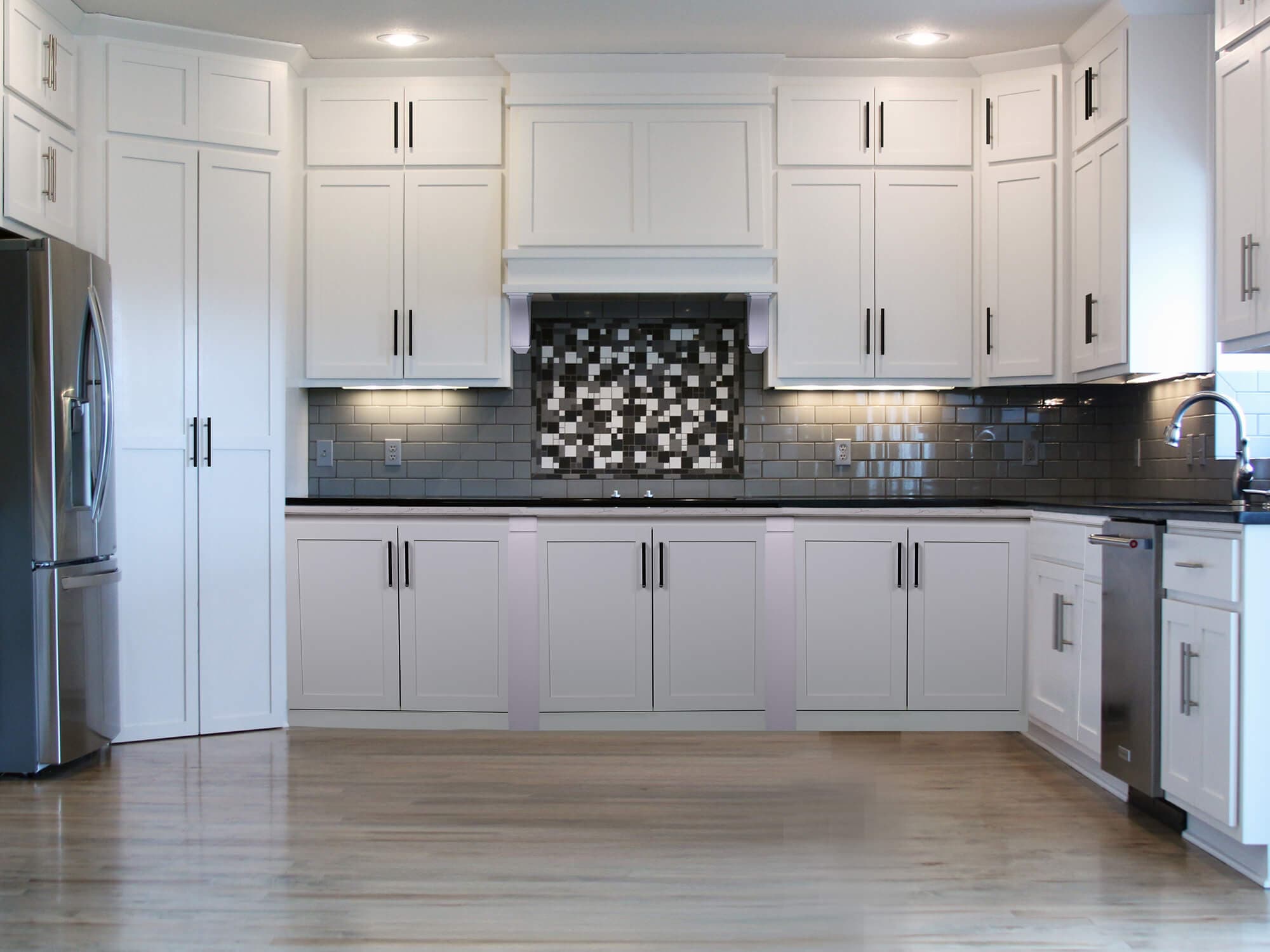 Shaker Designer White Slab